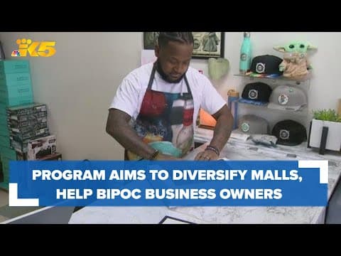 Program aims to diversify  malls, help business owners of color