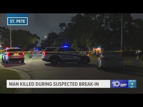 Police: Suspect shot, killed after alleged 'home invasion' in St. Pete