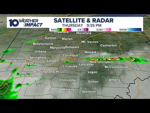Tracking heavy rain moving through central Ohio | Live radar