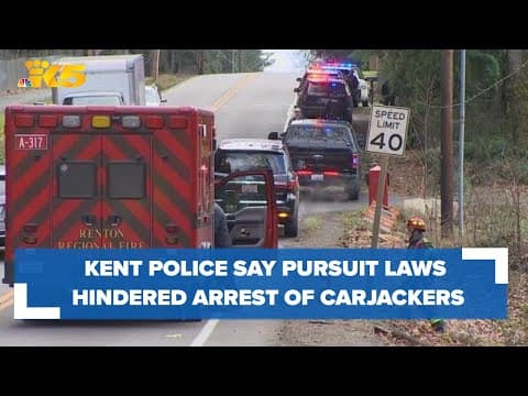 Kent police: Pursuit policies hindered immediate arrest of carjacking suspects