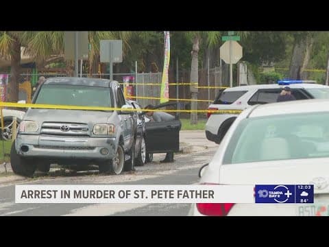 Police: 20-year-old arrested for shooting, killing father driving with daughter in car in St. Pete