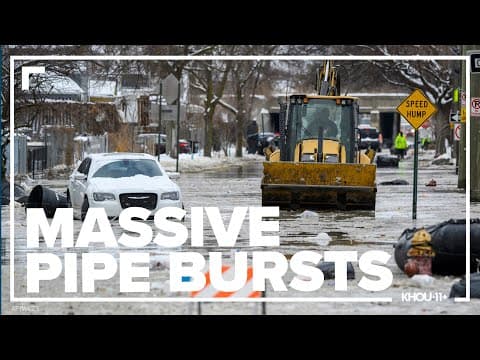 Detroit neighborhood is submerged after water main bursts