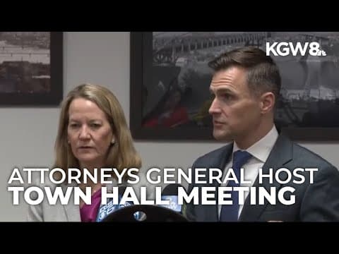 Oregon, Arizona attorneys general host Portland town hall on Trump administration concerns