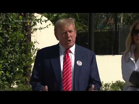 Trump votes for himself in Florida Republican primary