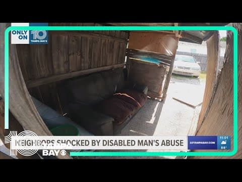 'That's terrible': Neighbors shocked at couple's arrest for neglect, abuse of young man with disabil