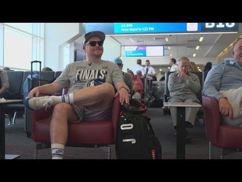 German Mavericks fan flying between Boston and Dallas for each game of the NBA Finals