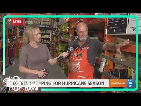 Prepping for hurricane season? Tax-free holiday happening now