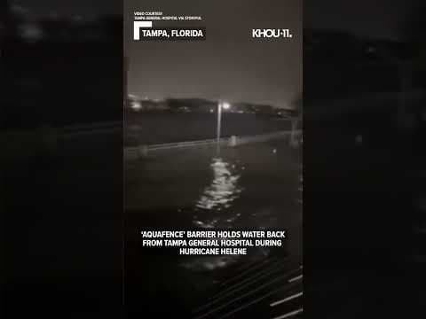 As Hurricane Helene caused flooding in Florida, here's how Tampa General Hospital kept water out
