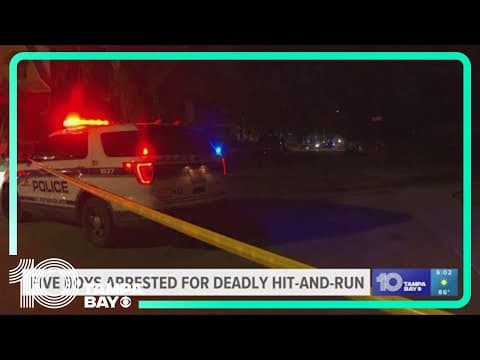 Police: 5 teens charged with murder after crashing into 70-year-old man in St. Pete