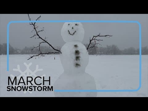 From sunny to snowy: Snowstorm transforms Denver parks in just one day