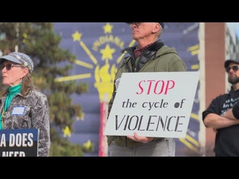 Protesters urge for an end to the death penalty in Indiana