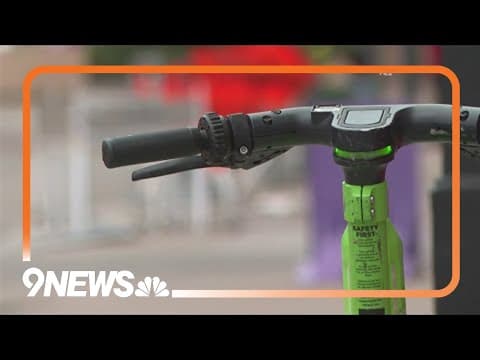 Denver considering new rules for scooters