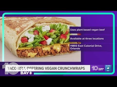 Taco Bell introduces vegan Crunchwrap to menu in 3 select locations