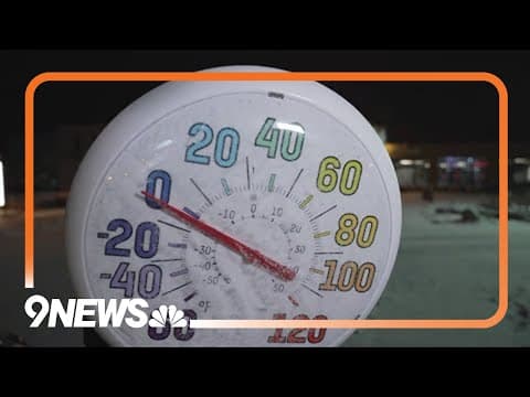 Snow, cold temperatures in Colorado's high country