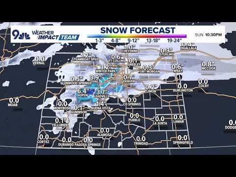 Latest forecast | Chilly weekend ahead with rounds of light snow
