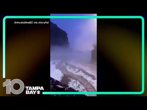 Torrential downpours of hail at Red Rocks cancels concert, injures dozens