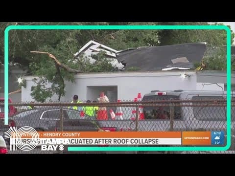 Nursing home evacuated after roof collapsed in South Florida