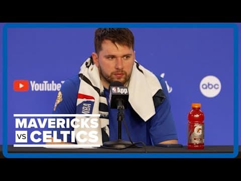 NBA Finals: Luka Doncic reacts to Mavericks' Game 5, series loss to Celtics