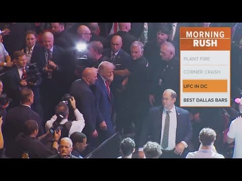 First UFC match held at the White House will be held on President Trump's birthday