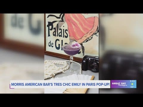 Morris American Bar transforms into an 'Emily in Paris' themed pop-up bar ahead of the premiere of s