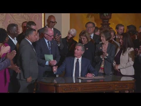 California Gov. Gavin Newsom signs law trying to prevent gas price spikes