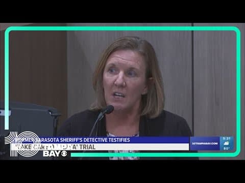 Former Sarasota deputy takes the stand in 'Take Care of Maya' case