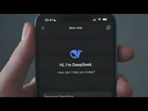 Tech stocks take a dip after a Chinese AI chatbot debuts