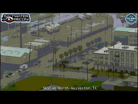 Heavy rain, high water causes messy commute in Galveston