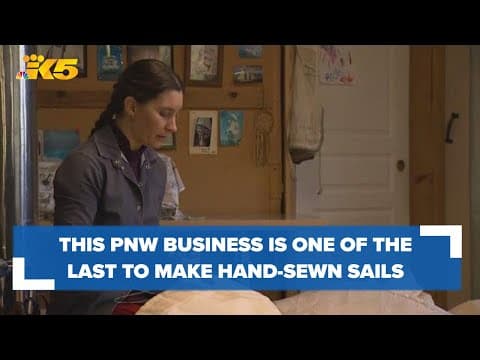 Pacific Northwest family one of last businesses to hand-sew sails for massive ships