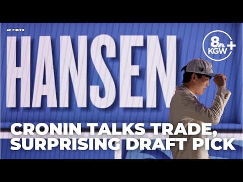 Blazers GM Joe Cronin on Yang Hansen: 'His ceiling is very high'