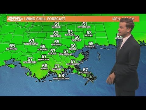 New Orleans Weather: Winter chill returns Monday night