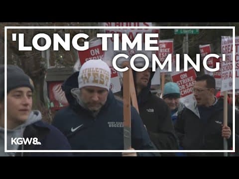 Over 600 Albany teachers hit the picket lines on day 1 of strike