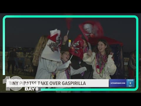 Tiny pirates invade Gasparilla for the children's parade