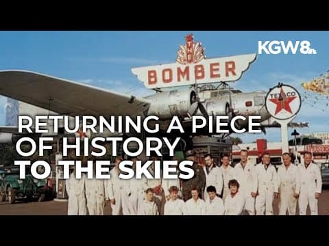 Volunteers work to restore WWII B-17 bomber to the skies