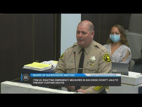 Supervisors 'OK' proposals addressing jail deaths, staffing issues