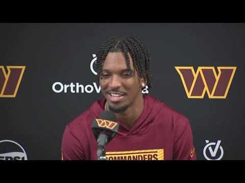 Commanders' QB Jayden Daniel speaks out on NFL debut