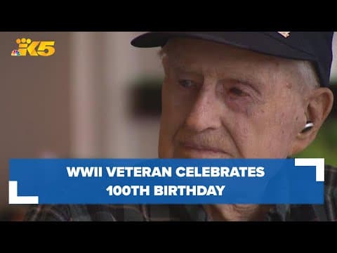 WWII veteran celebrates 100th birthday