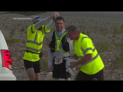 Runners set off on the annual Death Valley ultramarathon billed as the world's toughest foot race