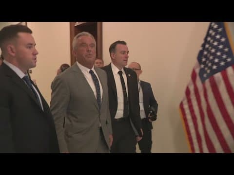 RFK Jr. meets with senators as questions swirl about Trump's pick to lead health agency