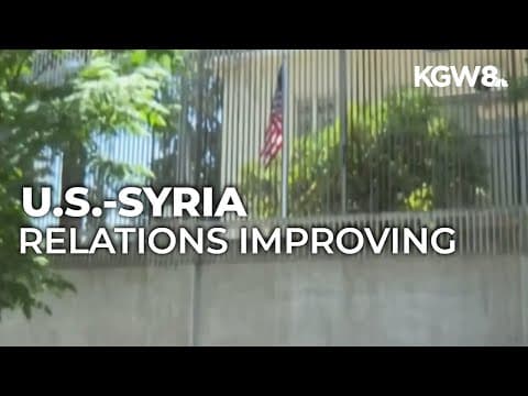 US flag raised at ambassador's house in Syria signals growing ties