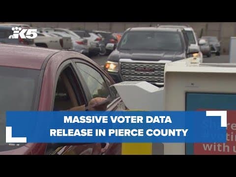 Massive voter data release in Pierce County