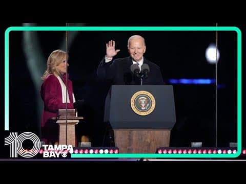 President Biden, First Lady attend National Christmas Tree lighting