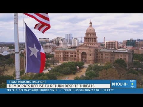 Texas redistricting fight: Democrat lawmakers refuse to return to state despite threats