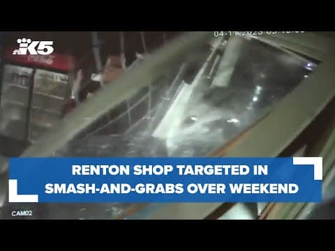 Renton vape shop targeted twice over the weekend by burglars