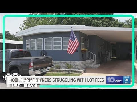 Mobile homeowners struggle with lot fees