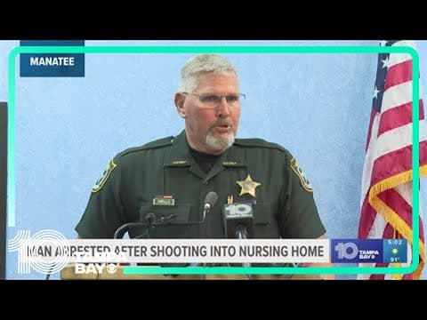 Sheriff: Man arrested after crashing into nursing home, shooting deputy
