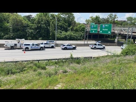 Hit-and-run crash, dump truck fire cause hourslong road closure