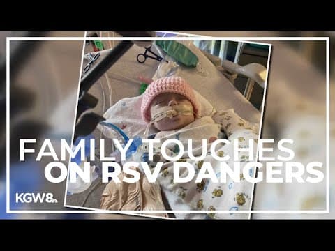 Family of 7-month-old on life support warns of RSV dangers