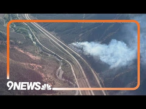 Wildfire causes evacuations, partial I-70 closure