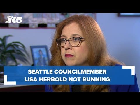 Seattle Councilmember Lisa Herbold not running for re-election